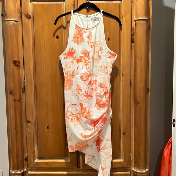 LF Rumor NWT Hi Low Dress Floral Print Size M - Picture 1 of 8